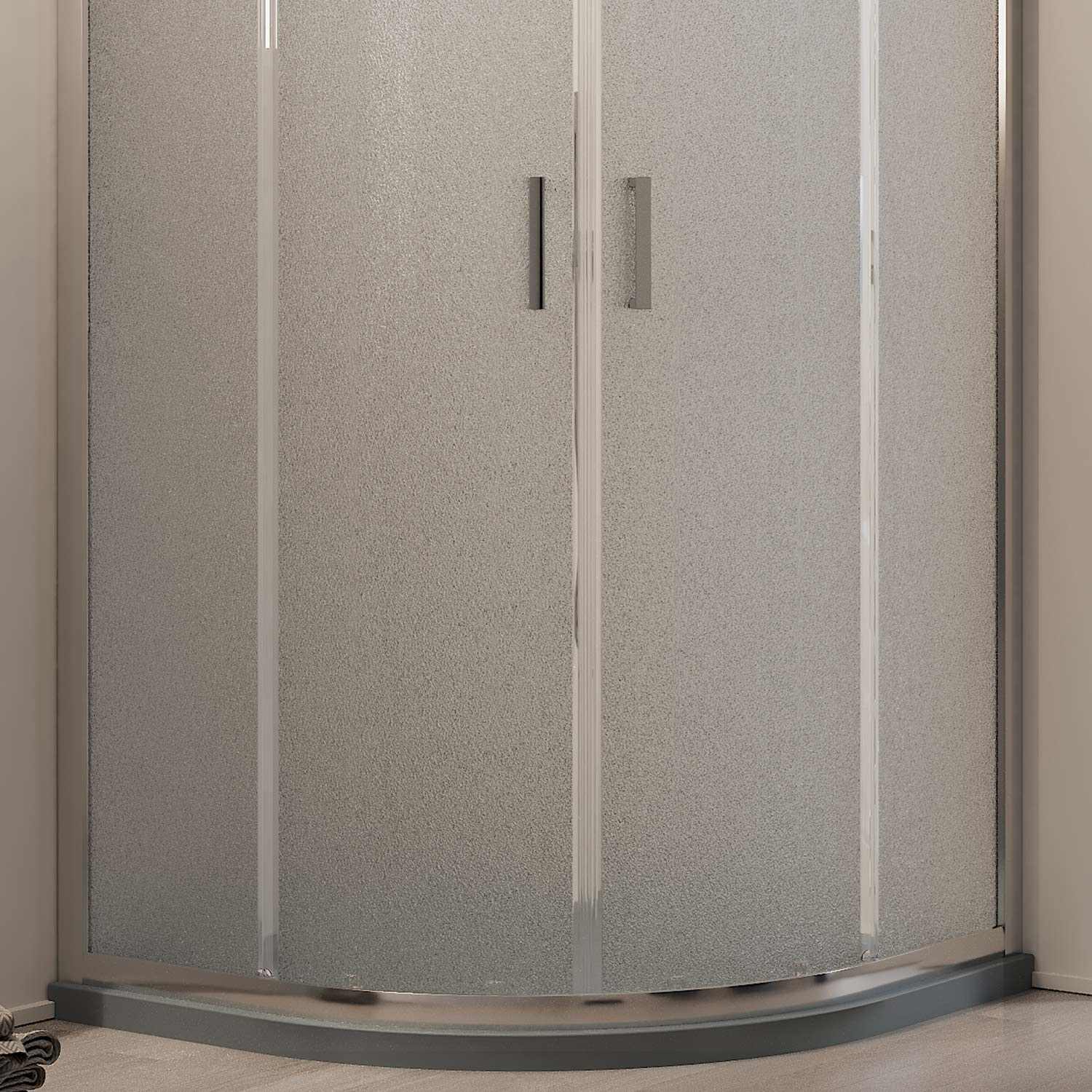 Box Doccia Semicircolare 80x80 H185 Stampato C 6mm mod. Ready