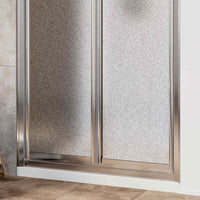 Porta Doccia 80CM H198 Cristallo Stampato C Apertura Saloon con Doppia Anta Battente mod. West