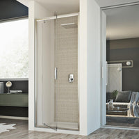 Porta Doccia 80CM H198 Trasparente mod. Cristal 1 Anta