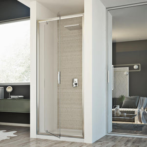 Porta Doccia 100CM H198 Trasparente mod. Cristal 1 Anta