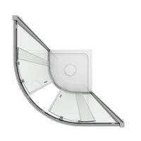 Box doccia semicircolare 80x80 CM H198 stampato C mod. Evolution