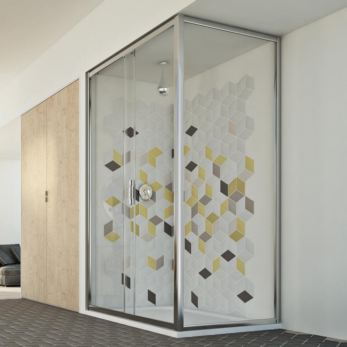 Box Doccia 70x120 CM H198 trasparente mod. Young Duo 1 Anta