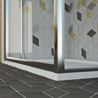 Box Doccia 80x120 CM H198 stampato C mod. Young Duo 2 Ante