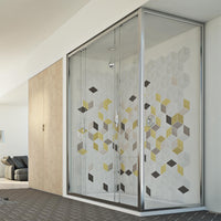 Box Doccia 90x150 CM H198 trasparente mod. Young Duo 2 Ante