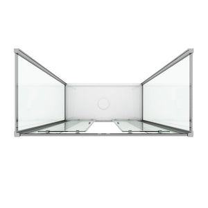 Box Doccia 3 lati 90x140x90 CM H198 stampato C mod. Young Trio 2 Ante