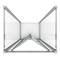 Box Doccia 3 lati 75x75x75 CM H198 trasparente mod. Urban Trio P