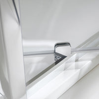 Box Doccia 75x80 AP. 80 CM H198 stampato C mod. Cristal Duo 2 Ante