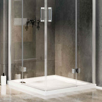 Box Doccia 70x100 CM H190 Trasparente con Easyclean mod. Flip Anta + Anta Ap. Battente