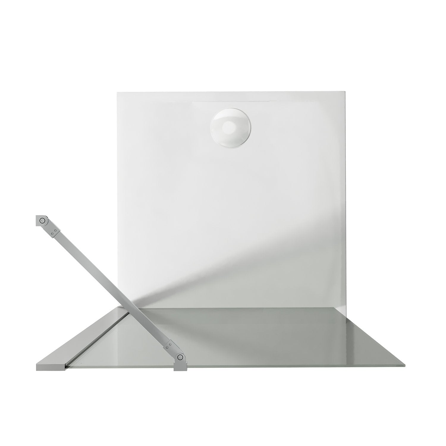 Parete doccia Walk In 71CM H190 Vetro Trasparente con Trattamento Anticalcare mod. Flip