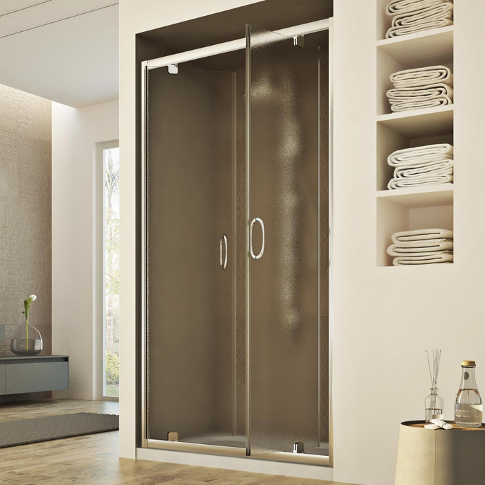 Porta Doccia 80CM H185 stampato C  mod. Sintesi 2 Ante