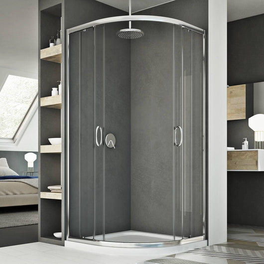 Box doccia semicircolare 90x90 CM H185 trasparente mod. Junior