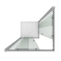 Box doccia 70x70CM H185 trasparente mod. Junior