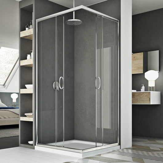 Box doccia 90x90CM H185 trasparente mod. Junior