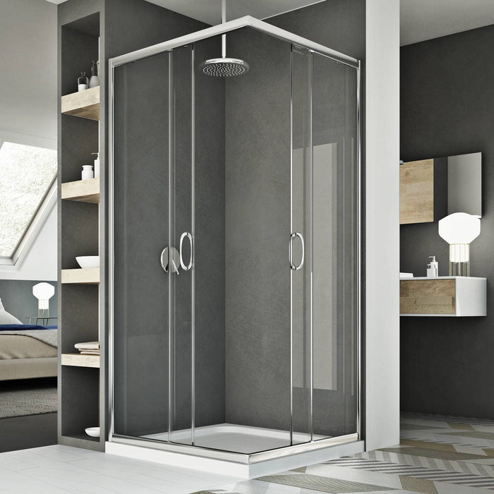 Box doccia 72x100CM H185 trasparente mod. Junior