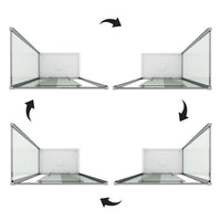 Box Doccia 70x110 CM H185 trasparente mod. Replay Duo 1 Anta