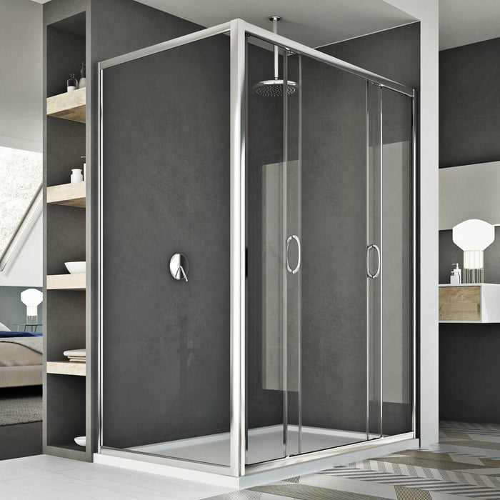 Box Doccia 70x150 CM H185 trasparente mod. Replay Duo 2 Ante