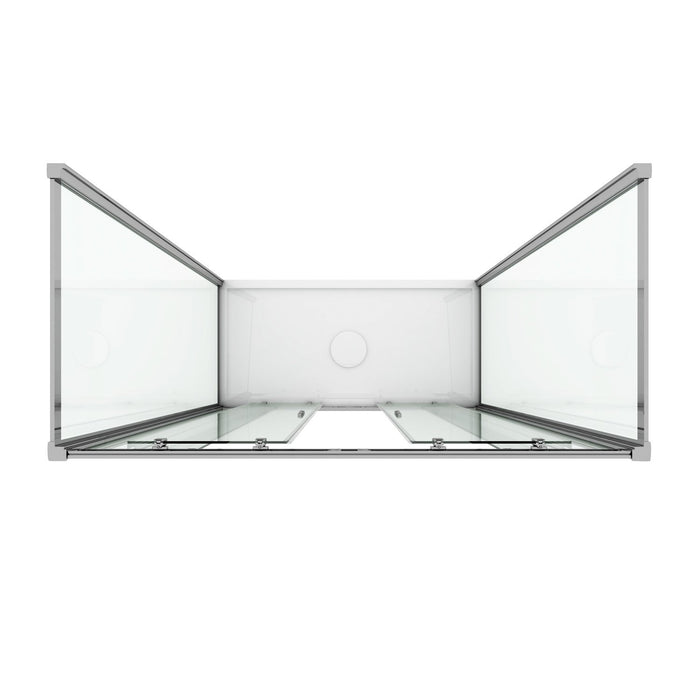 Box Doccia 3 lati 70x140x70 CM H185 stampato C mod. Replay Trio 2 Ante