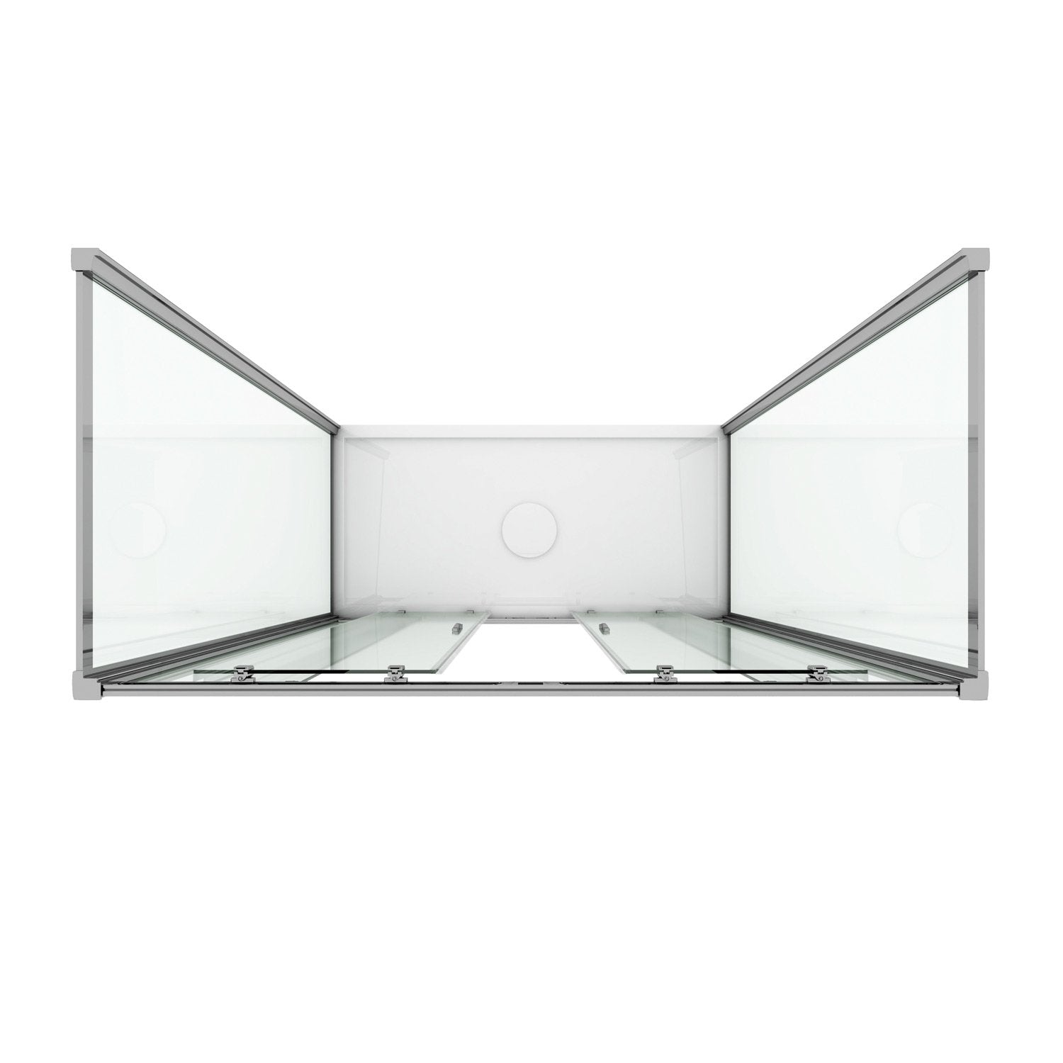 Box Doccia 3 lati 70x170x70 CM H185 stampato C mod. Replay Trio 2 Ante