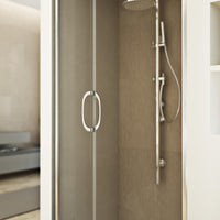 Box Doccia 3 lati 75x120x75 CM H185 stampato C mod. Replay Trio 2 Ante