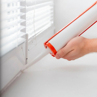 Silicone universale acetico plus trasparente impermeabile antimuffa 280 ml