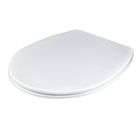 Sedile bianco lucido termoplastico per serie dark con chiusura rallentata frizionata *** confezione 1