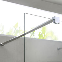 Parete doccia 140 CM in vetro trasparente 8mm mod. Walk in Lato H198