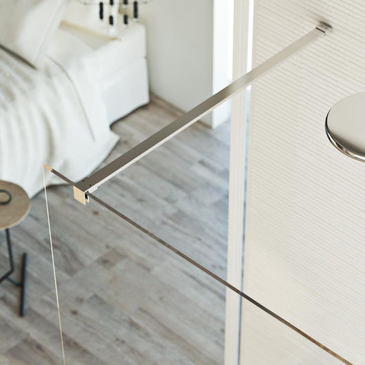 Parete doccia 100 CM in vetro trasparente 8mm mod. Walk in Free H198