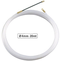 Ecova 31255 sonda tiracavo nylon flessibile 20mt per impianti elettrici