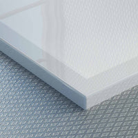 Piatto Doccia Slim 80x110x4 cm Rettangolare Acrilico Bordato Bianco Lucido mod. Flower