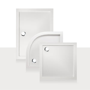 Piatto Doccia Slim 70x120x4 cm Rettangolare Acrilico Bordato Bianco Lucido mod. Flower