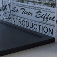 Piatto Doccia Slim 80x90x4 cm Rettangolare Acrilico Bordato Antracite Effetto Pietra mod. Flower