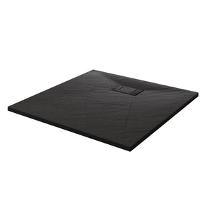 Piatto Doccia 90x90x2 6 CM Quadrato Antracite Effetto Pietra mod. Blend