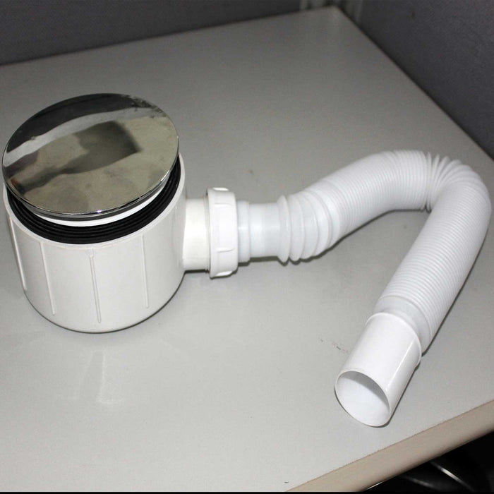 Piletta di Scarico 90mm con Tubo Flessibile