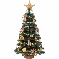 Alberello di natale piccolo timmy in pvc per spazi ridotti 90 cm