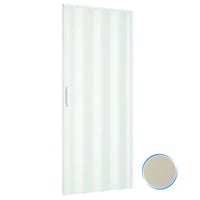 Porta a soffietto da interno in kit in PVC Avorio 1140 82x210 cm mod. Simona