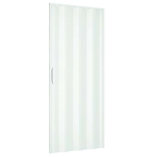 Porta a soffietto da interno in kit in PVC Bianca 82x220 cm mod. Simona