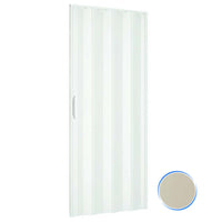 Porta a soffietto da interno in kit in PVC Avorio 1140 82x220 cm mod. Simona