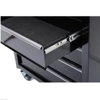 Cassettone per Utensili, Armadietto per Utensili, mobile, 5 cassetti, Acciaio, Nero