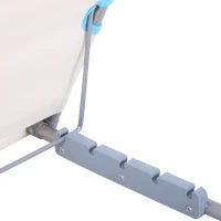 Set 2 Lettini Prendisole Pieghevoli con Schienale Regolabile e Borsa, 48x134x36-45 cm, Beige