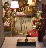 Porta Candela Glam Iris Cm 50X12X55