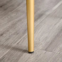 Set 2 Sedie da Pranzo Imbottite Moderne con Rivestimento e Schienale, Gambe in Ferro da Cucina, Salotto o Soggiorno in Stile Moderno, Verde, 50x56.5x85cm