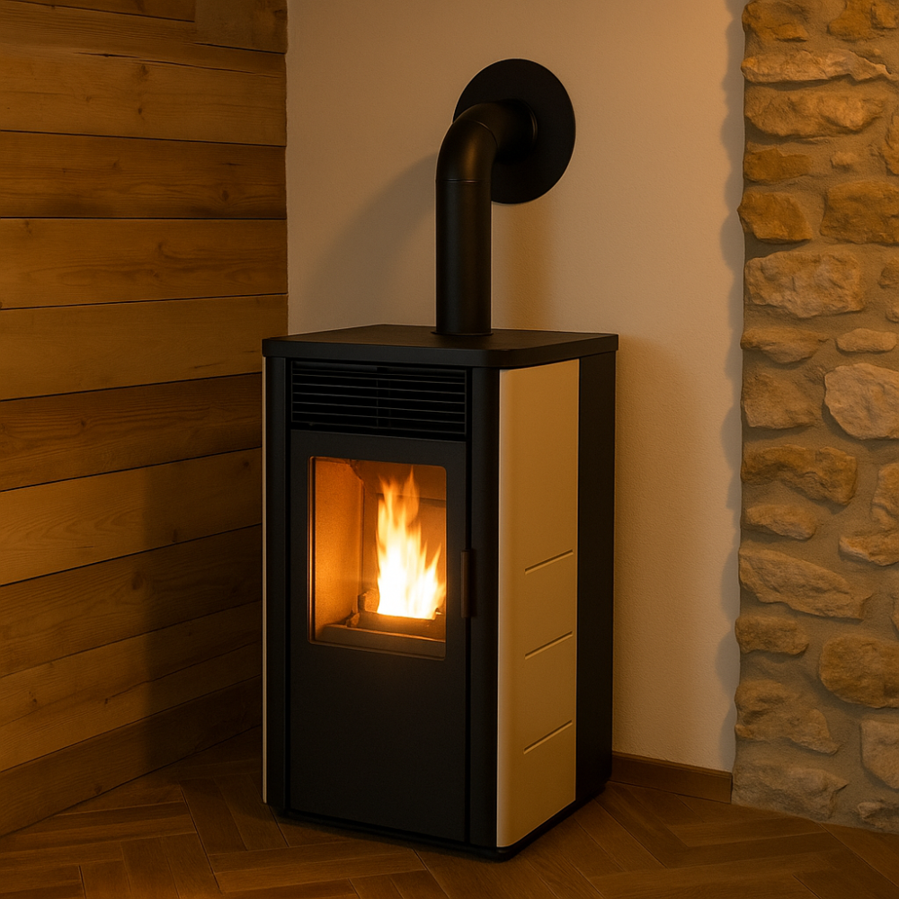 Rosone finitura arredo alluminio canale fumo stufa pellet abbellimento parete *** misura Ø 180, confezione 1