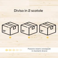 Set da Giardino 4 Pezzi in Rattan PE con Tavolino da Esterni 90x45x42 cm e 2 Divanetti per Esterni 6ex63x74 cm, Bianco Crema