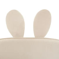 Divano letto coniglio, Letto per Bambini, 3 Lati Inclusi, Senza Materasso, 90x200 cm, Beige