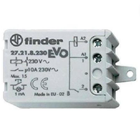 Relè interruttore elettromeccanico impulsi circuito bobina finder