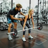 Set di Dischi Pesi 2x5 kg con Foro da 5 cm e 3 Impugnature, Acciaio con Rivestimento in Plastica, Nero