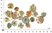 Pannello In Ferro Leaf  Cm 117X7X74