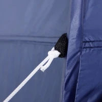 Tenda da Doccia Pop Up Impermeabile in Poliestere e Plastica, 100x100x185 cm, Blu Navy
