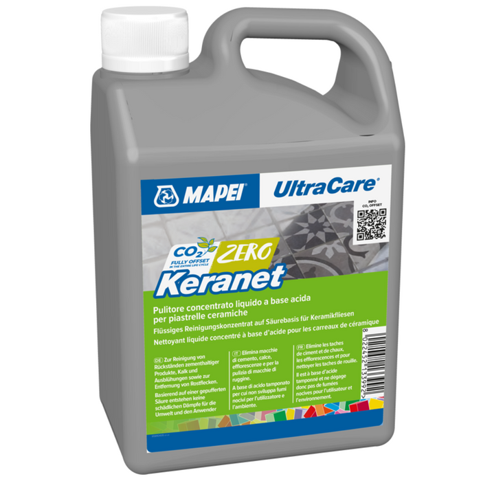 Ultracare keranet pulitore concentrato liquido pavimenti interni esterni mapei *** formato 1 lt, confezione 1