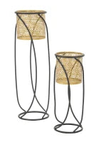 Portavasi Curvy Coppia cm Ø 23X76-20X51